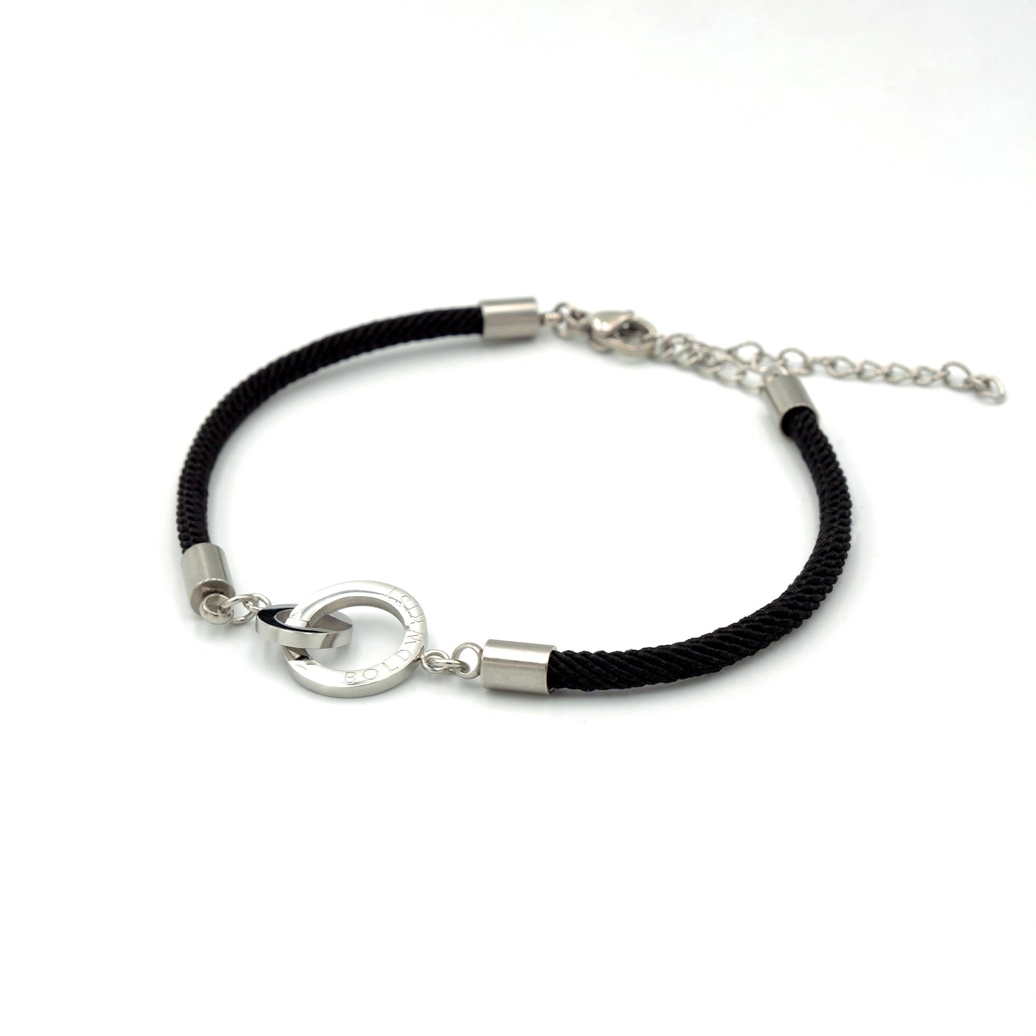 Boldwrist black rope bracelet design
