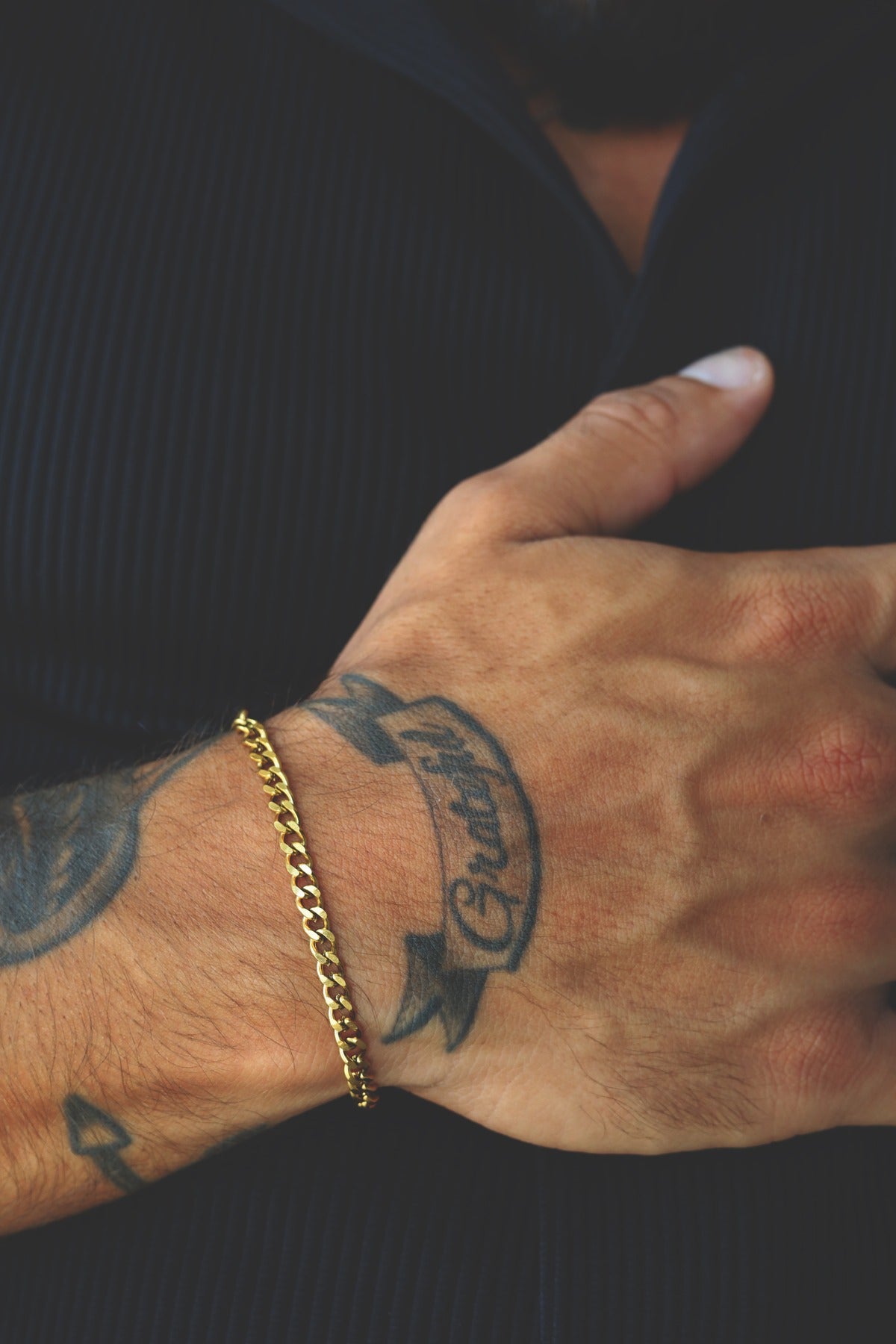 Covo Cuban Bracelet 4MM Gold