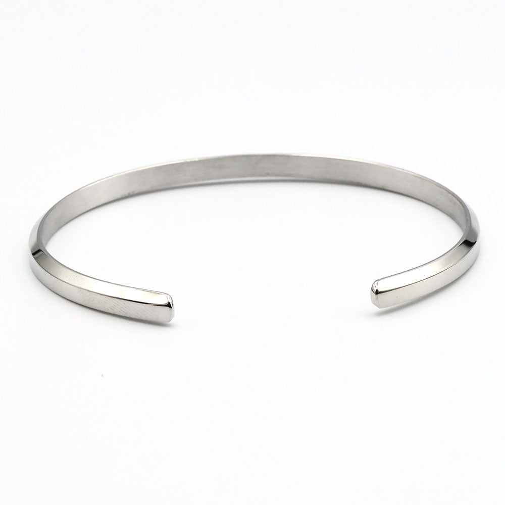 Boldwrist Clover bracelet design 318 stainless steel silver
