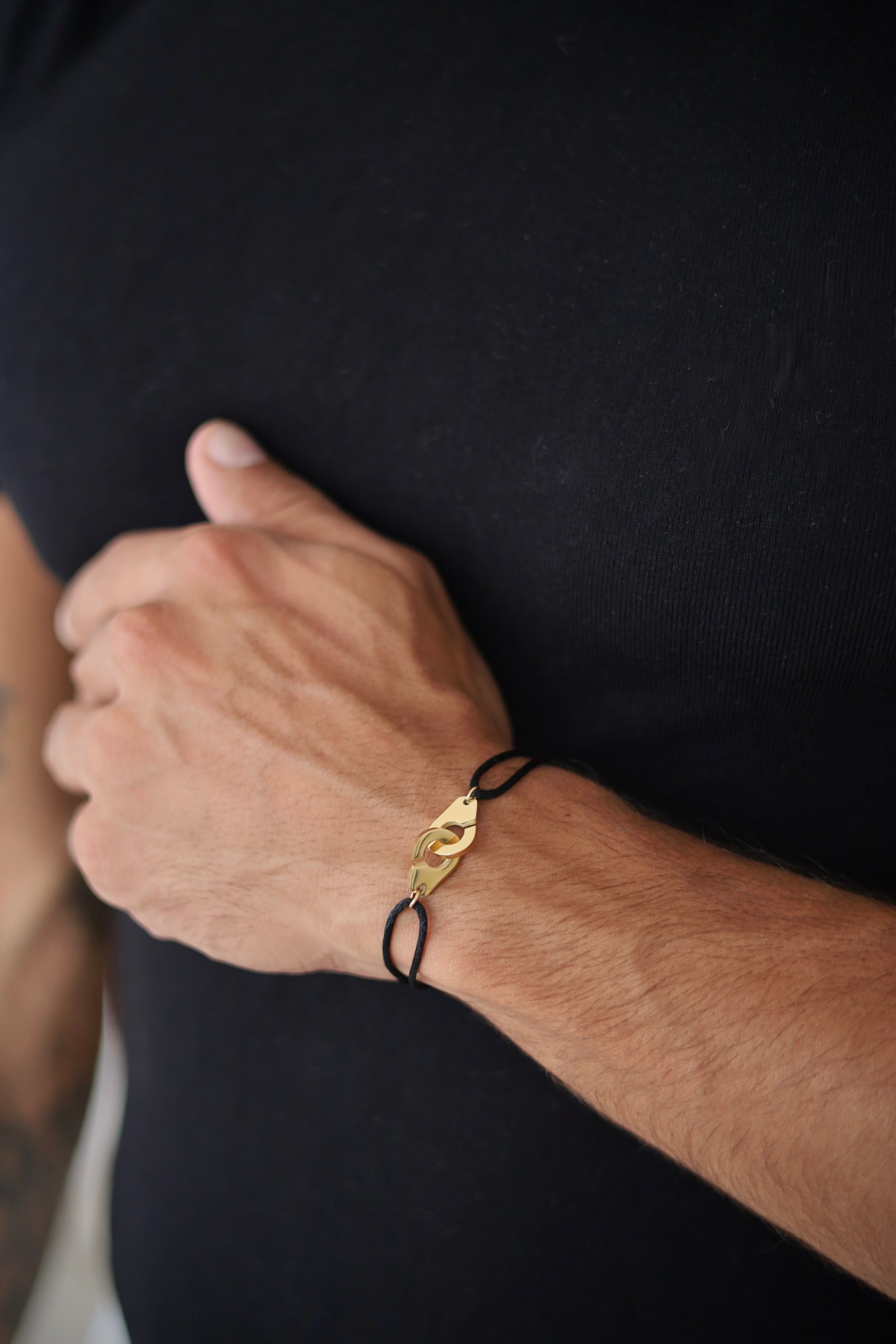 Boldwrist Nova rope bracelet design 14k gold plated