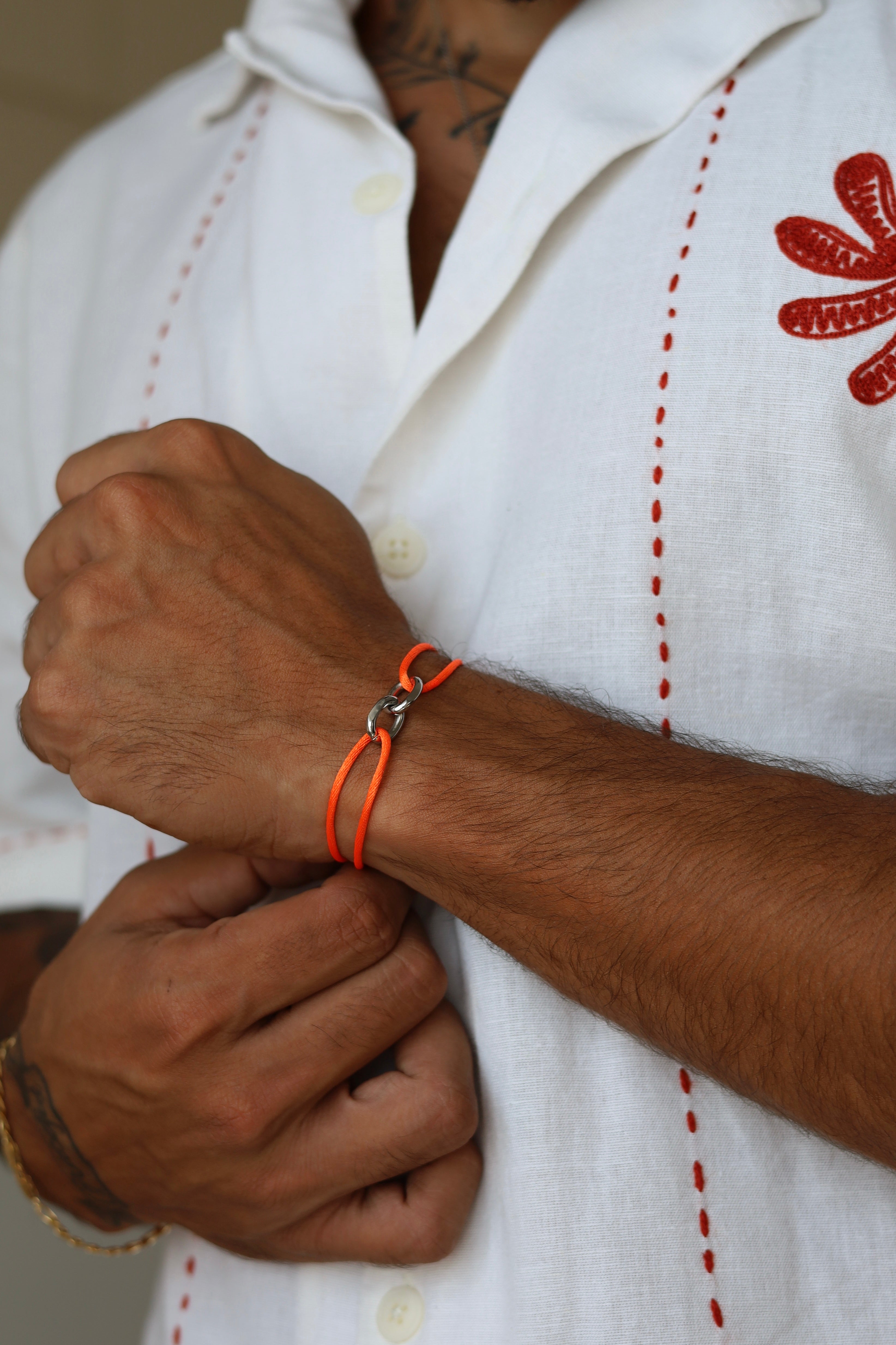 Boldwrist Bivi rope bracelet design silver