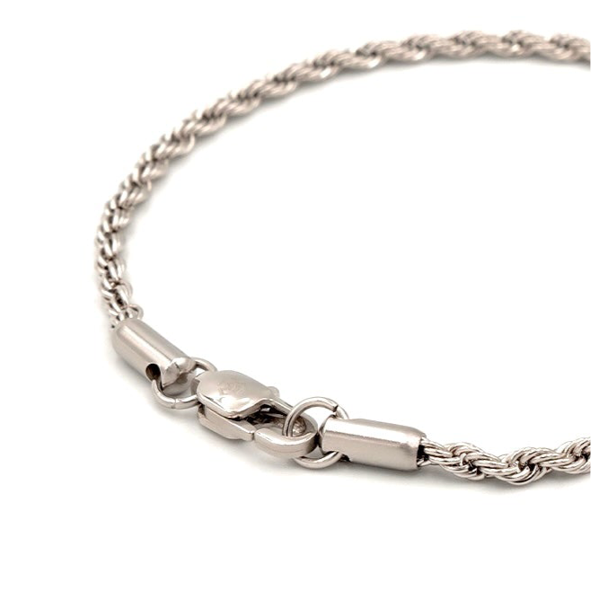 Covo Rope Bracelet 2.5MM Silver