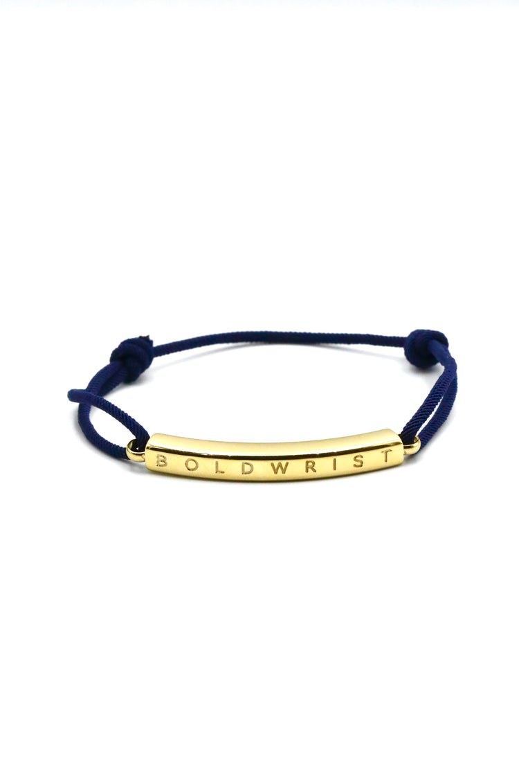 Boldwrist rope bracelet design 14k gold plated