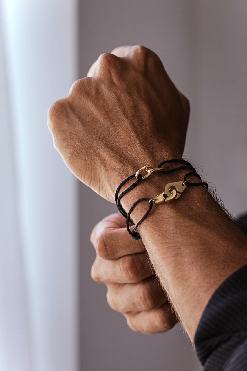 Boldwrist Nova rope bracelet design 14k gold plated
