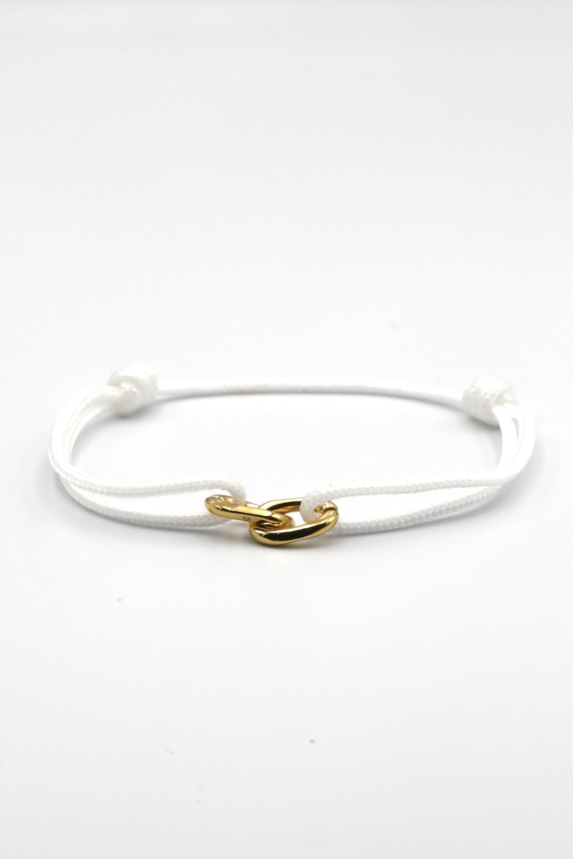 Boldwrist Bivi rope bracelet design 14k gold plated