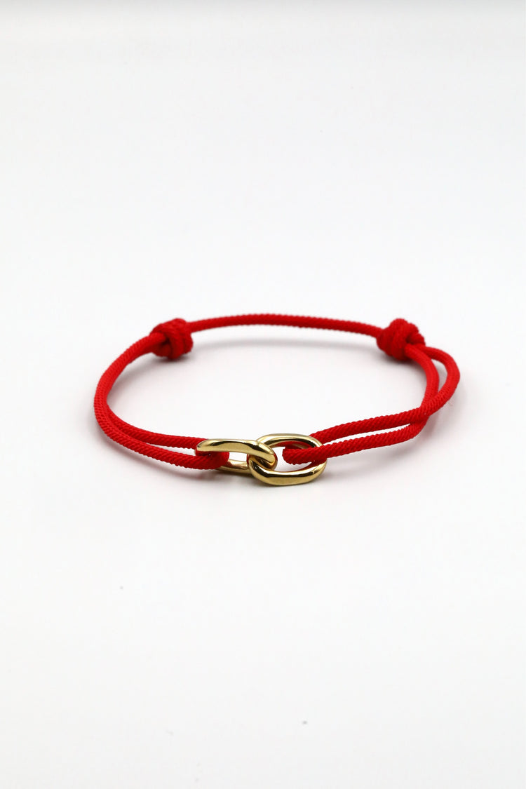 Boldwrist Bivi rope bracelet design 14k gold plated